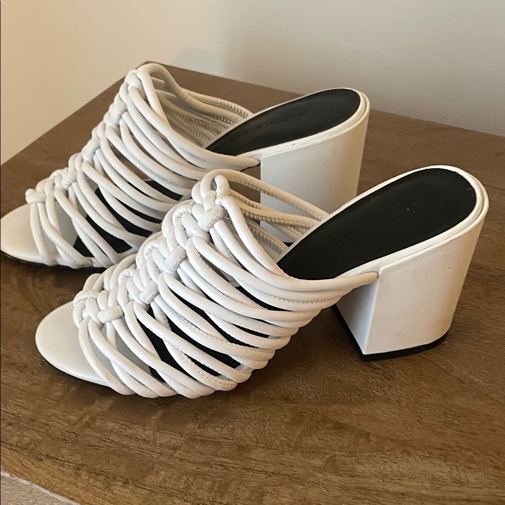 Rebecca Minkoff Calanthe Strappy Sandals White - Picture 4 of 8
